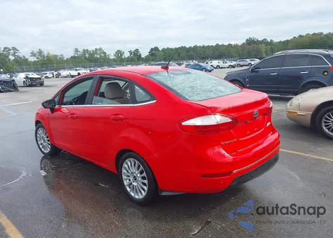 2014 Ford Fiesta Titanium from USA, damaged, VIN 3FADP4CJ4EM100444